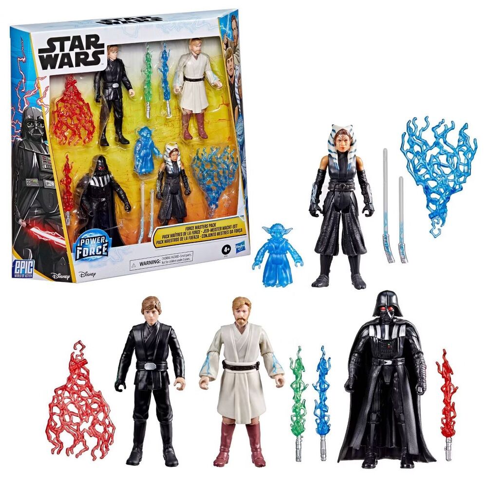 Hasbro Star Wars Epic World of Action “Force Masters Pack” (G1420)
